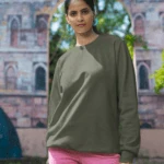 Unisex Sweatshirt – Olive Green