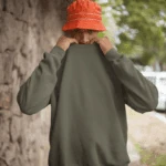 Unisex Sweatshirt – Olive Green