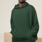 Heavyweight Oversized Hooded Sweatshirt – Bottle Green