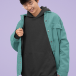 Heavyweight Oversized Hooded Sweatshirt – black