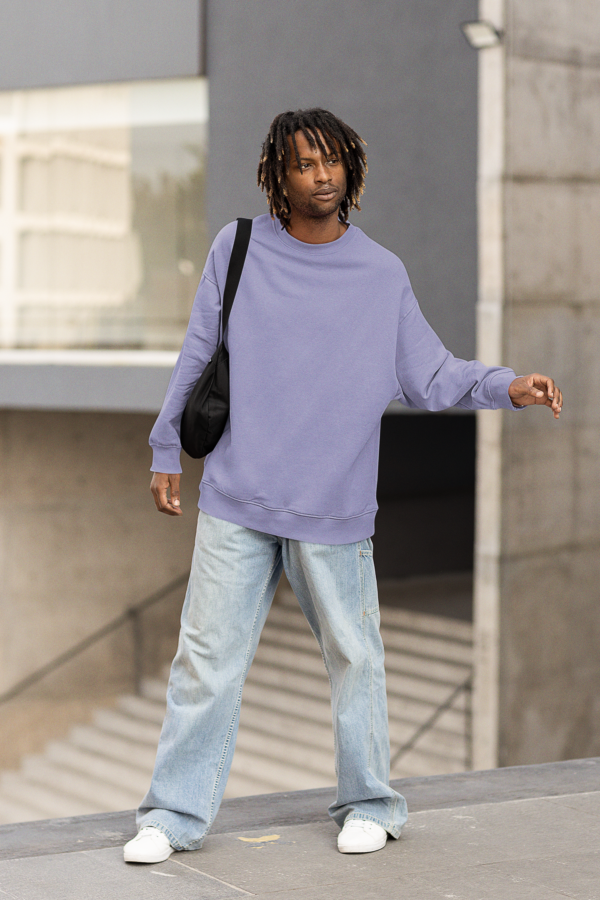 Heavyweight Oversized Sweatshirts - Lavender