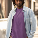 Unisex Premium Oversized T-Shirt – Purple