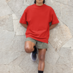 Unisex Premium Heavy Oversized T-Shirt – Red