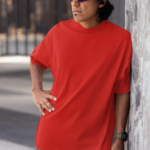 Unisex Premium Heavy Oversized T-Shirt – Red