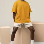 Unisex Premium Heavy Oversized T-Shirt – Golden Yellow
