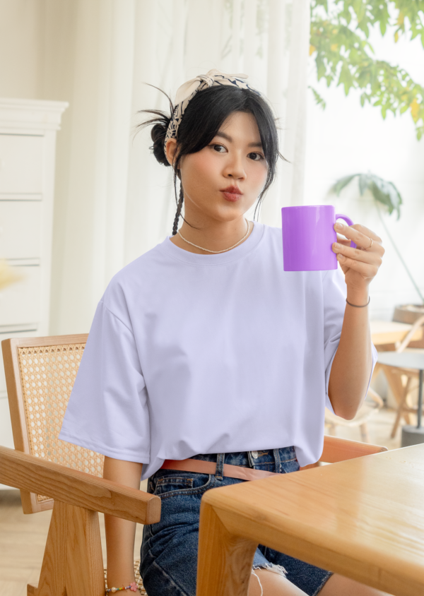 Unisex Premium Heavy Oversized T-Shirt - Lavender