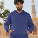 Unisex Mid-Weight Hooded SweatShirt – Royal Blue