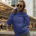 Unisex Mid-Weight Hooded SweatShirt – Royal Blue