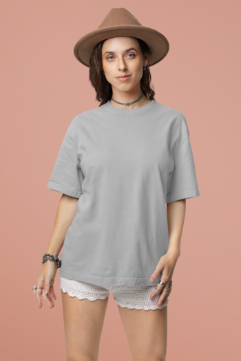 Unisex Premium Heavy Oversized T-Shirt - Gray Mélange