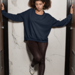 Unisex Sweatshirt – Navy Blue