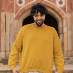 Unisex Sweatshirt – Mustred yellow