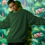 Heavyweight Oversized Sweatshirts – Bottle Green