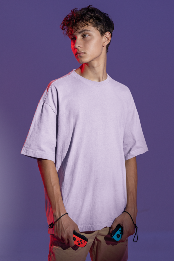 Unisex Premium Oversized T-Shirt - Light Baby Pink