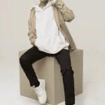 Heavyweight Oversized Hooded Sweatshirt – White