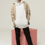 Heavyweight Oversized Hooded Sweatshirt – White