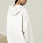 Heavyweight Oversized Hooded Sweatshirt – White