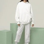 Heavyweight Oversized Hooded Sweatshirt – White