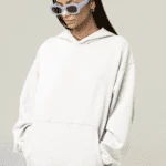 Heavyweight Oversized Hooded Sweatshirt – White