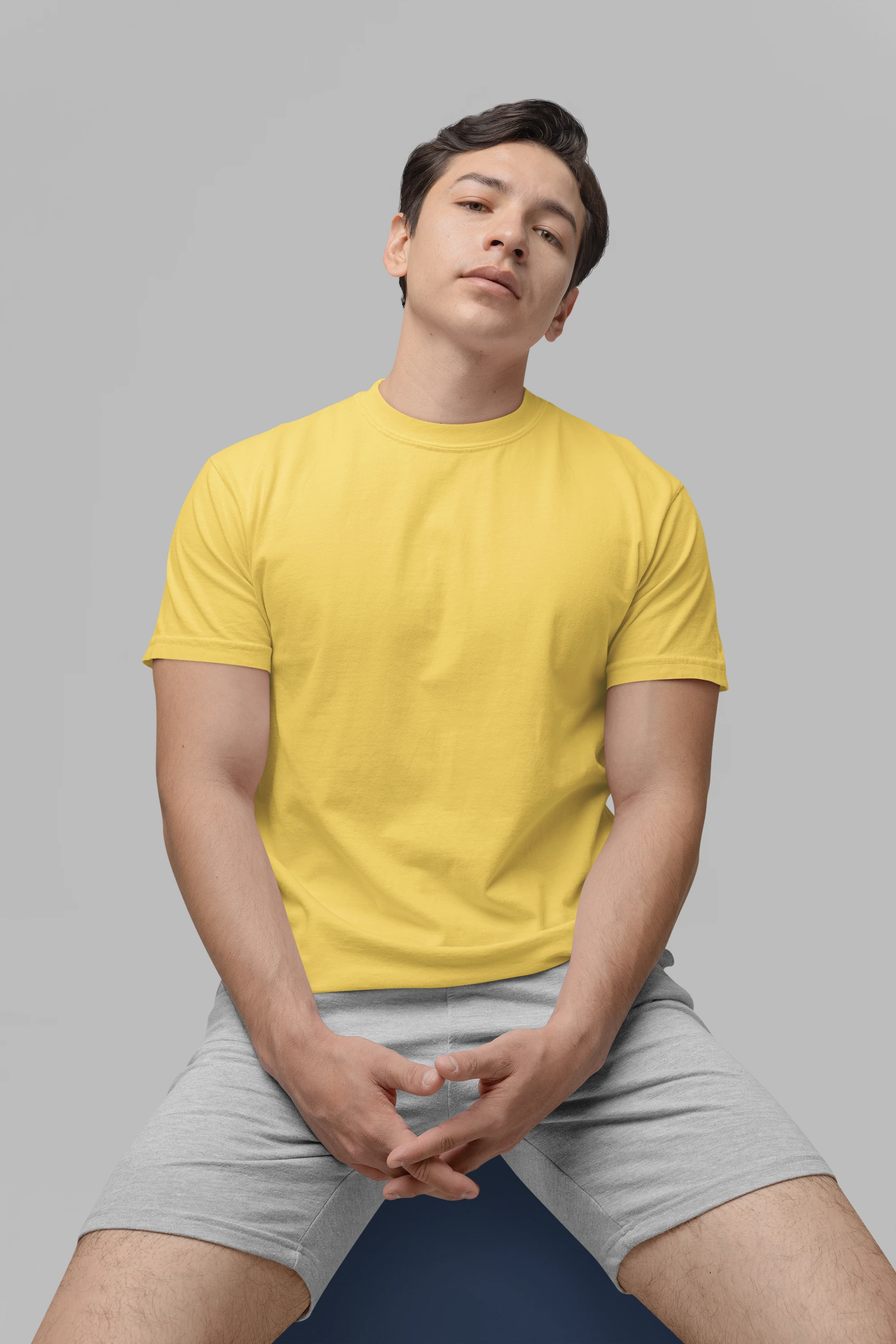 Yellow – Men’s Half Sleeve T-Shirt
