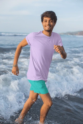 Lavender Short sleeve t-shirt for men