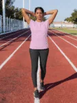 Light Pink Short sleeve t-shirt for women
