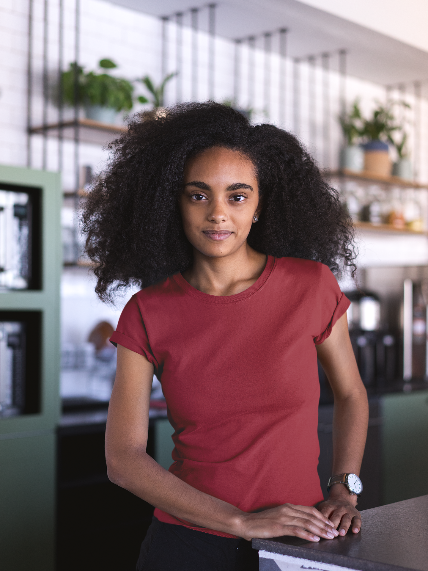 maroon Short sleeve t-shirt for women (4) maroon Short sleeve t-shirt for women