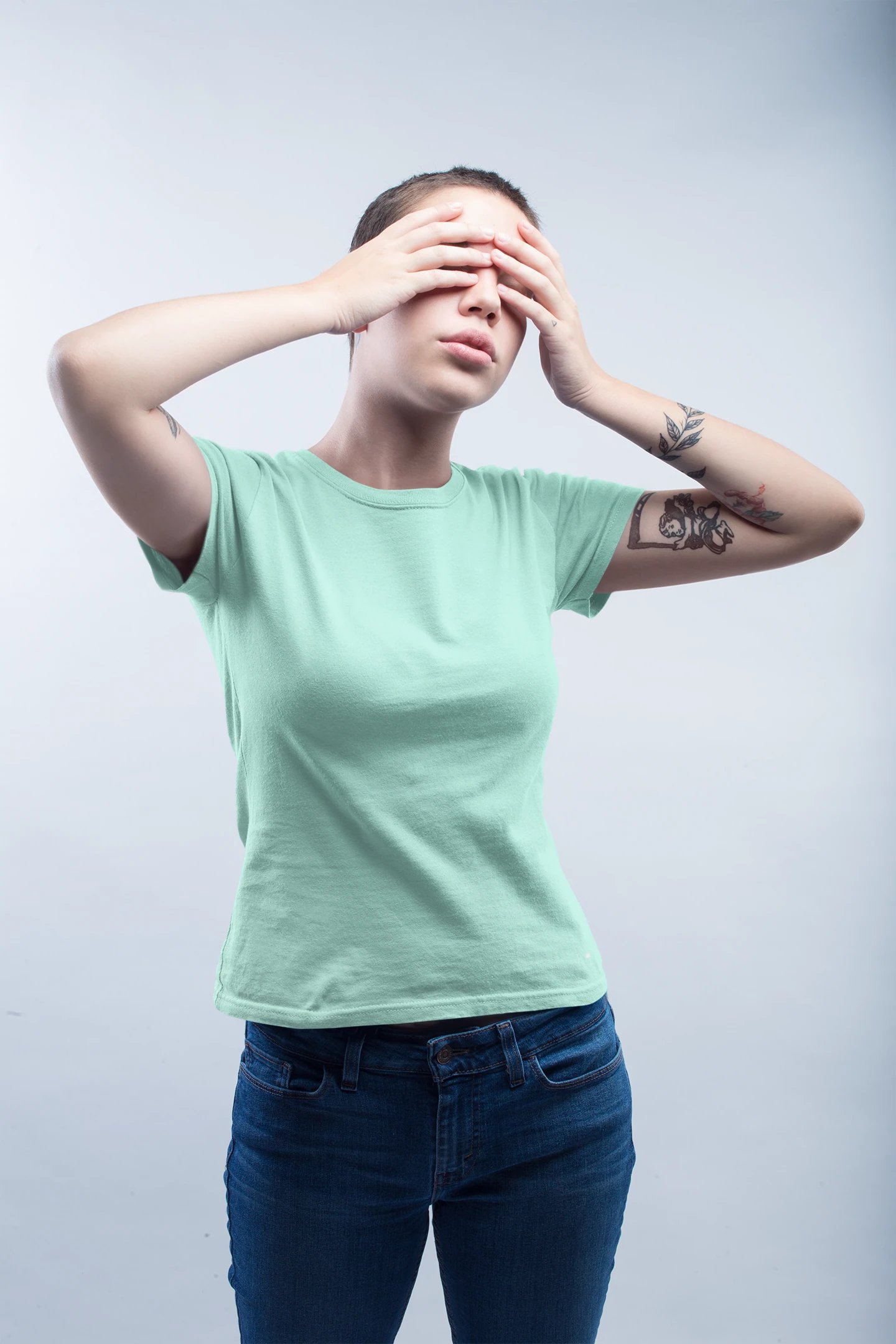 Mint Short sleeve t-shirt for women (4) Mint Short sleeve t-shirt for women