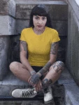 Mustard Yellow Short sleeve t-shirt for women