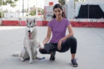 Purple Short sleeve t-shirt for women (3)