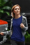 Navy Blue Short sleeve t-shirt for women
