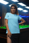 Baby Blue Short sleeve t-shirt for women