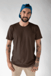 Coffee Brown Short sleeve t-shirt for men