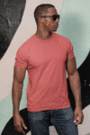 Coral Short sleeve t-shirt for men