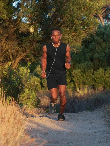 Black Men's Sleeveless T-Shirt