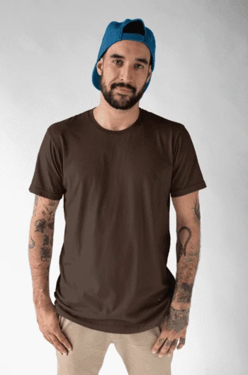 Coffee Brown Short sleeve t-shirt for men