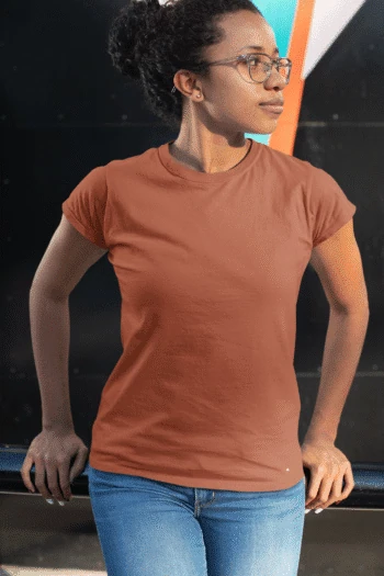 Copper Short sleeve t-shirt for women