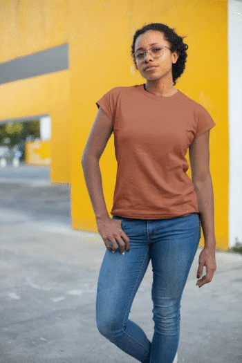 Copper Short sleeve t-shirt for women