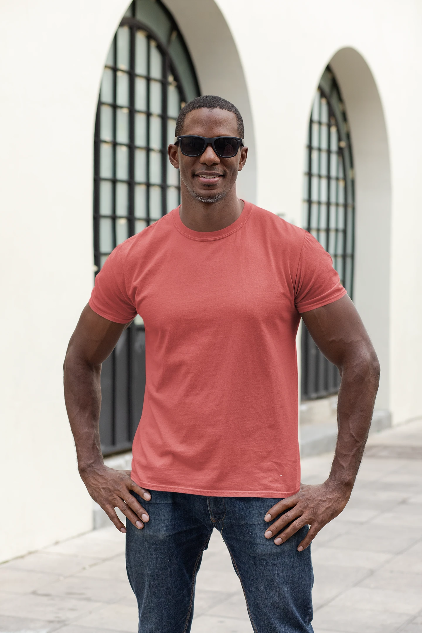 Coral Short sleeve t-shirt for men