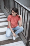 Coral Short sleeve t-shirt for women (4)