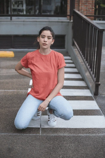 Coral Short sleeve t-shirt for women