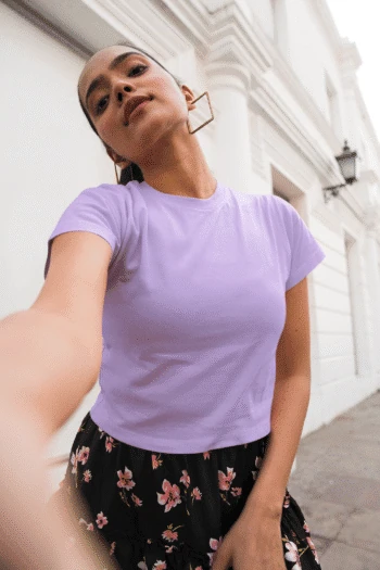 Lavender - Crop Top