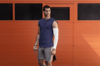 Navy Blue Men's Sleeveless T-Shirt