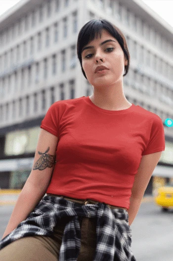 Red - Crop Top
